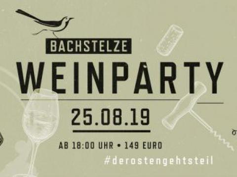 Weinparty Bachstelze